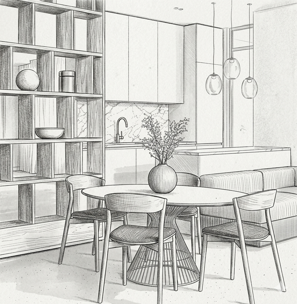 APAStudio — schizzo architettonico